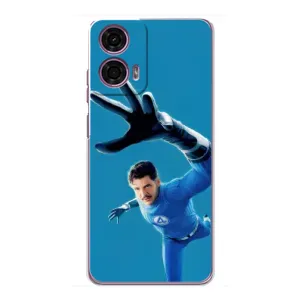 Чохол з принтом Фантастична четвірка для Motorola MOTO G24 Power (Містер Фантастік супергерой)