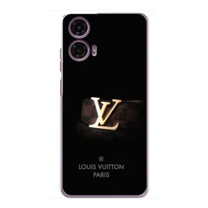 Чехлы Луи Витон для Motorola MOTO G24 Power (AlphaPrint - LOUIS VUITTON) (ремешок LV)