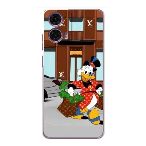 Чехли для Motorola MOTO G24 Power - Скрудж МакДак Louis Vuitton (PREMIUMPrint) (Скрудж ЛВ)