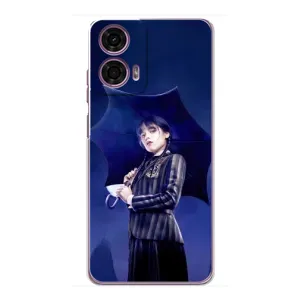 Силіконовий чохол з картинкою для Motorola MOTO G24 Power (Венсдей)