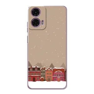 Новорічні, Святкові Чохли для Motorola MOTO G24 Power - 2024 год (Зимове місто)