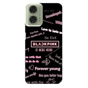 Чохол з музикальним гуртом для Motorola MOTO G24 (BLACKPINK)