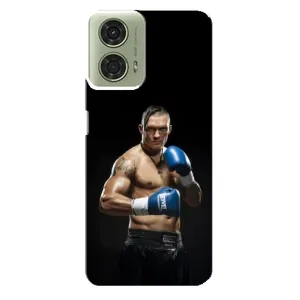 Чехол с картинкой Александр Усик для Motorola MOTO G24 (Боксер Усик)