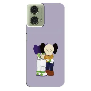 Чохли для Motorola MOTO G24 - Bearbrick Louis Vuitton (PREMIUMPrint) (Дружба Беарбрік)