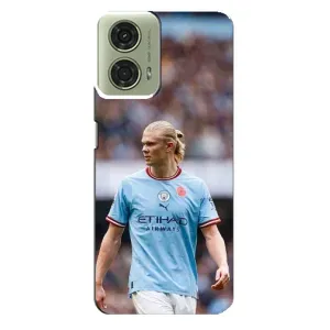 Чехлы с футболистом Ерлинг Холанд для Motorola MOTO G24 (AlphaPrint) (Эрлинг Холанд)