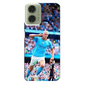 Чехлы с футболистом Ерлинг Холанд для Motorola MOTO G24 (AlphaPrint) (фанаты Холанда)