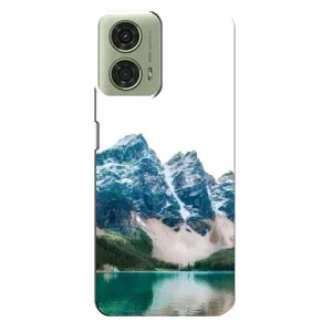 Силиконовый чехол с КАРТИНКАМИ лето для Motorola MOTO G24 (AlphaPrint) (Гори)