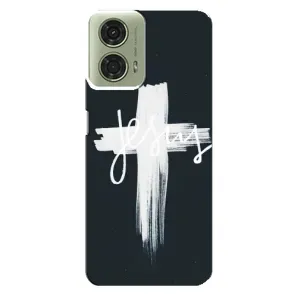 Чехол для Motorola MOTO G24 (AlphaPrint) - (Христианские) (Иисус)