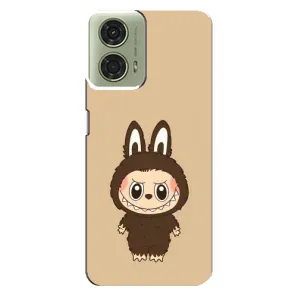 Чехол с Лабубу на Motorola MOTO G24 (Bored Ape в красном)
