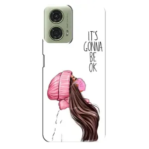 Чехол с печатью для Motorola MOTO G24 - (Мода) (AlphaPrint) (Коронавирус)