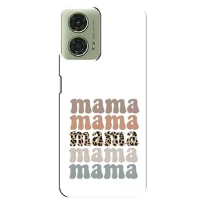 Чохли для мами на Motorola MOTO G24 (Текстовий колаж мама)