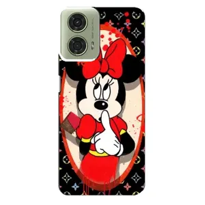Чохол Disney Mouse Motorola MOTO G24 (PREMIUMPrint) (Мінні Маус ЛВ)