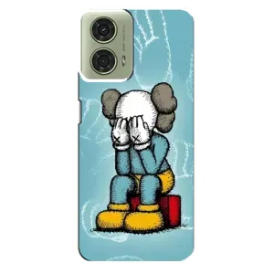 Чохли для Motorola MOTO G24 - Bearbrick Louis Vuitton (PREMIUMPrint) (Плач Bearbrick)