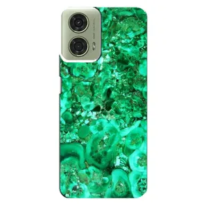 Мраморный чехол на Motorola MOTO G24 (VPrint) (Салатный Мрамор)