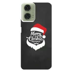 Різдвяні Чохли для Motorola MOTO G24 (VPrint) (Санта Крісмас)