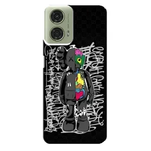 Чохли для Motorola MOTO G24 - Bearbrick Louis Vuitton (PREMIUMPrint) (Стиль Bearbrick)