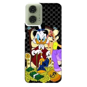 Чехли для Motorola MOTO G24 - Скрудж МакДак Louis Vuitton (PREMIUMPrint) (Стильна Утка)