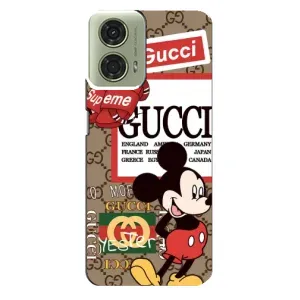 Чохол Disney Mouse Motorola MOTO G24 (PREMIUMPrint) (Стильний Міккі)