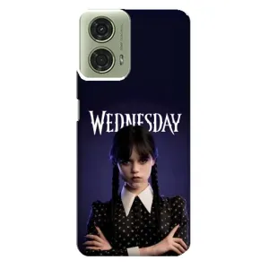 Силіконовий чохол з картинкою для Motorola MOTO G24 (Wednesday)