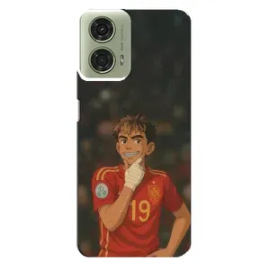 Чехол с футболистом Ламин Ямаль Motorola MOTO G24 (Ямаль аниме)