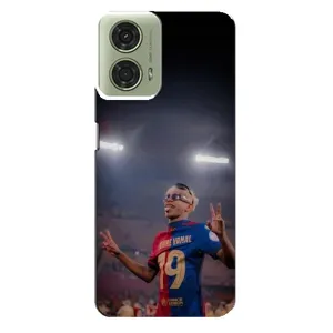 Чехол с футболистом Ламин Ямаль Motorola MOTO G24 (Ямаль на стадионе)