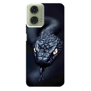 Чохол з картинкою 'Хижаки' для Motorola MOTO G24 (Чорна змія)