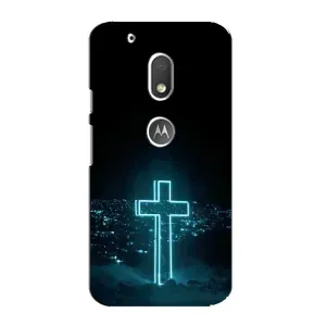 Чехол для Motorola MOTO G4 Play (AlphaPrint) - (Христианские)