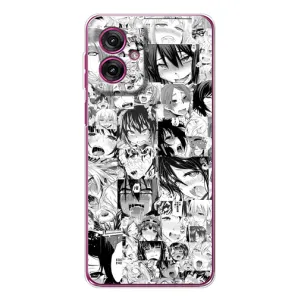 Чохли Персонажі Аніме Наруто для Motorola Moto G55 (AlphaPrint) (Ahegao manga)
