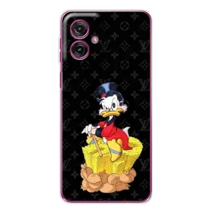 Чехли для Motorola Moto G55 - Скрудж МакДак Louis Vuitton (PREMIUMPrint) (Богатство Макдака)
