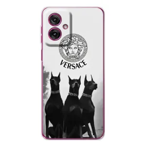 Чохли VERSACE для Мото G55 (PREMIUMPrint) (Доберман Версаче)