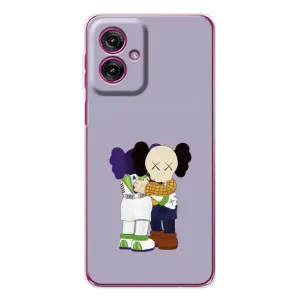 Чохли для Motorola Moto G55 - Bearbrick Louis Vuitton (PREMIUMPrint) (Дружба Беарбрік)