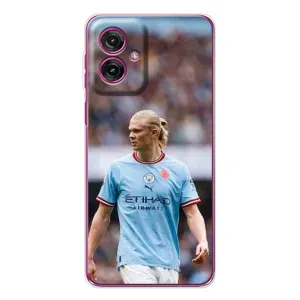 Чохли з футболістом Ерлінг Холанд для Motorola Moto G55 (AlphaPrint) (Ерлинг Холанд)
