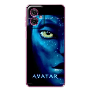 Чехлы с фильма АВАТАР для Motorola Moto G55 (AlphaPrint) (глаз Аватара)