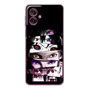 Чохли Персонажі Аніме Наруто для Motorola Moto G55 (AlphaPrint) (Очі Anime)