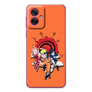 Naruto Anime Чехлы для Мото G55 (AlphaPrint) (команда Наруто)