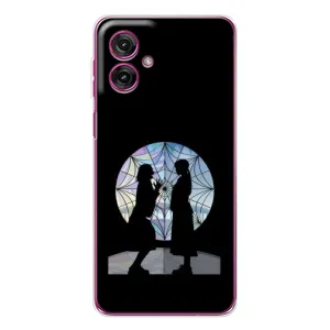 Чехлы Венсдей на Motorola Moto G55 Уэнсдей (AlphaPrint) (комната Уэнздей)
