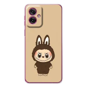 Чохол з Лабубу на Motorola Moto G55 (Bored Ape в червоному)