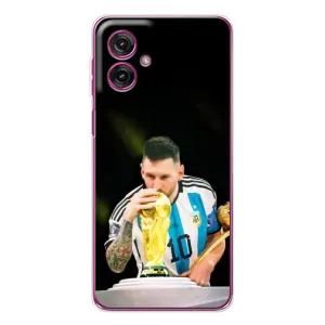 Чохли для Motorola Moto G55 (Leo чемпіон) (AlphaPrint) (Кубок Мессі)