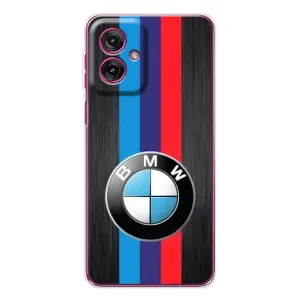Чохол для Мото G55 - з принтом БМВ (AlphaPrint) (Лого BMW)