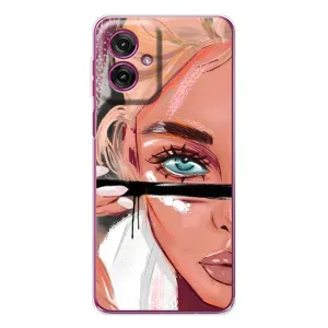 Чохол з друком для Motorola Moto G55 - (Мода) (AlphaPrint) (Макіяж)