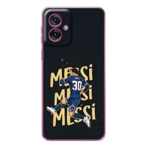 Чохли для Motorola Moto G55 (Leo чемпіон) (AlphaPrint) (Messi ПСЖ)