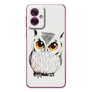 Чохол з пташками на Motorola Moto G55 (VPrint) (Мила Сова)