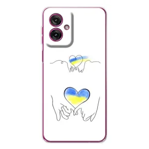 Чохол для Патріота України Motorola Moto G55 - (AlphaPrint) (Мир Україні)