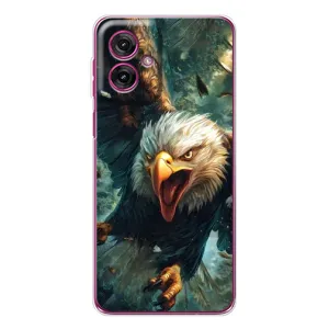 Чохол з картинкою 'Хижаки' для Motorola Moto G55 (Орел у польоті)