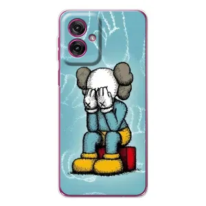 Чохли для Motorola Moto G55 - Bearbrick Louis Vuitton (PREMIUMPrint) (Плач Bearbrick)