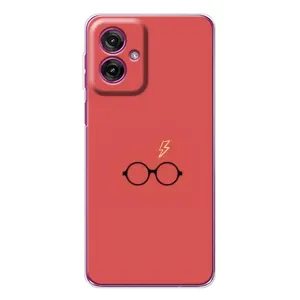 Чохли з Гаррі Поттером для Motorola Moto G55 (AlphaPrint) (шрам та окуляри)