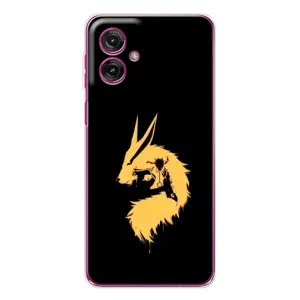 Naruto Anime Чехлы для Мото G55 (AlphaPrint) (силуэт Курама Наруто)