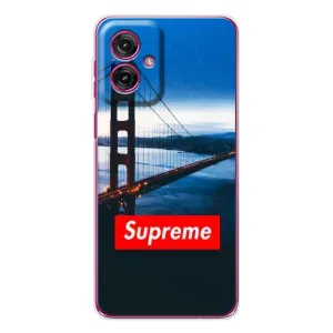 Чеохол для Motorola Moto G55 з картинкою Supreme (AlphaPrint) (Стиль Supreme)