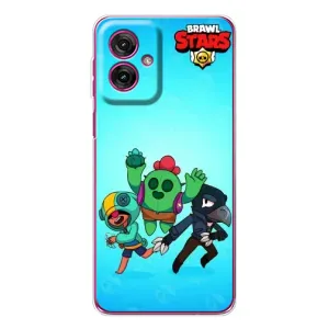 Чехлы Brawl Stars для Motorola Moto G55 (AlphaPrint) (Тріо героїв)
