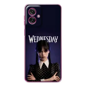 Силіконовий чохол з картинкою для Motorola Moto G55 (Wednesday)